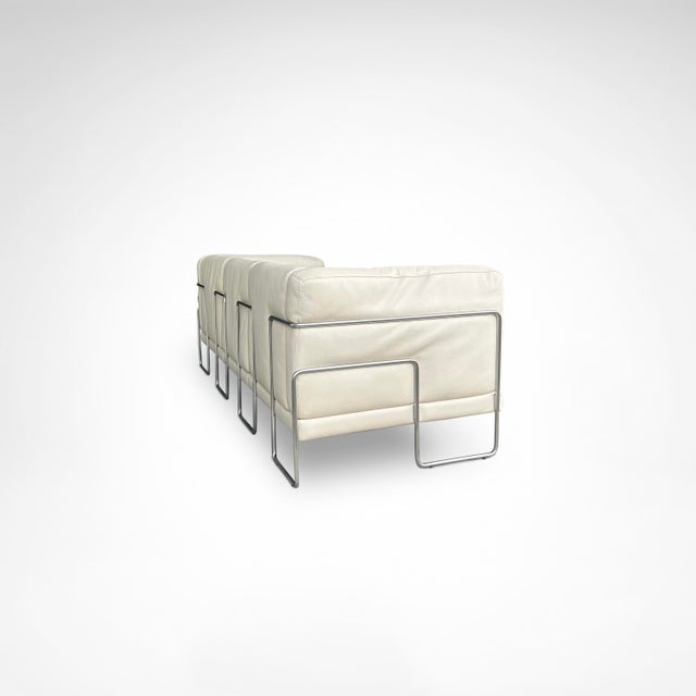 Pen Club 3-Seater Sofa by Kwok Hoi Chan for Steiner, France, 1980s For Sale - Image 6 of 12