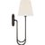 Traditional Chapman & Myers for Visual Comfort Signature Polaris 17" Double Sconce in Bronze with Linen Shades For Sale - Image 3 of 7