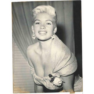 Unknown, Two Vintage Portraits of Jane Mansfield, 1950s, Gelatin Silver Print For Sale