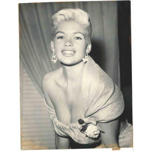 Unknown, Two Vintage Portraits of Jane Mansfield, 1950s, Gelatin Silver Print For Sale