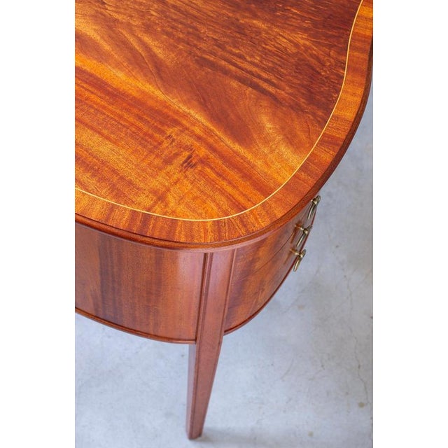 Swedish Modern Organic Desk in Mahogany, 1940s For Sale - Image 13 of 15
