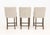 Four Hands "Aria" Upholstered Bar Stools, 3 For Sale - Image 4 of 9