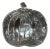 Vintage Silverplate Pumpkin Bowl, India For Sale
