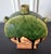Green Modern Japanese Studio Pottery Oribe Moon Flask Vase by Ken Matsuzaki For Sale - Image 8 of 18