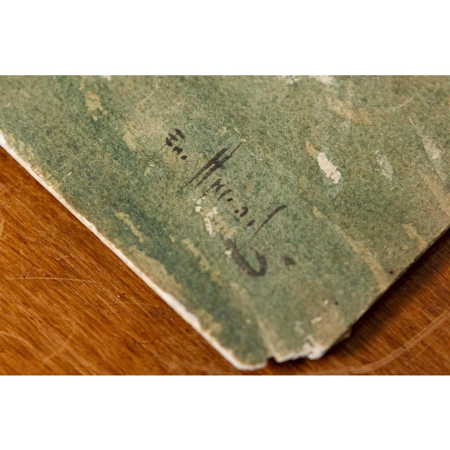 Mid 20th Century 20th Century French Water Color For Sale - Image 5 of 7
