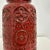 Scheurich West Germany Red Ceramic Vase, 1970s For Sale - Image 3 of 5