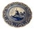 Delft Vintage Delft Decorative Scalloped Wall Plate For Sale - Image 4 of 10