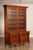 High Quality Antique 19th Century Cherry Jackson Press, Bookcase China Cabinet with Pair of Glazed Doors Opening to...