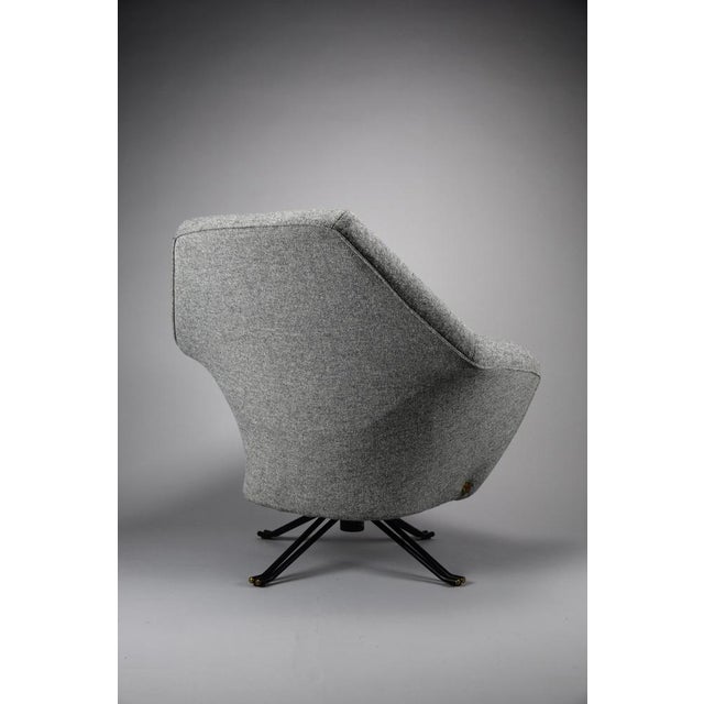 Mid-Century Modern Mid-Century Italian P32 Lounge Chair by Osvaldo Borsani for Tecno, 1960 For Sale - Image 3 of 14