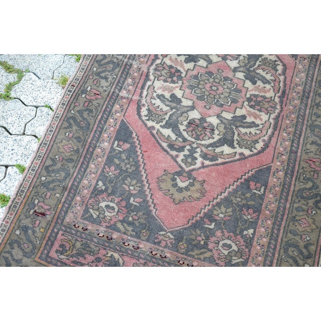 Turkish Pastel Turkish FarmHouse Decor Rug For Sale - Image 3 of 11