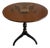 Hitchcock Federal Style Eagle Stenciled Tilt Top Table With Candlestick Base. For Sale