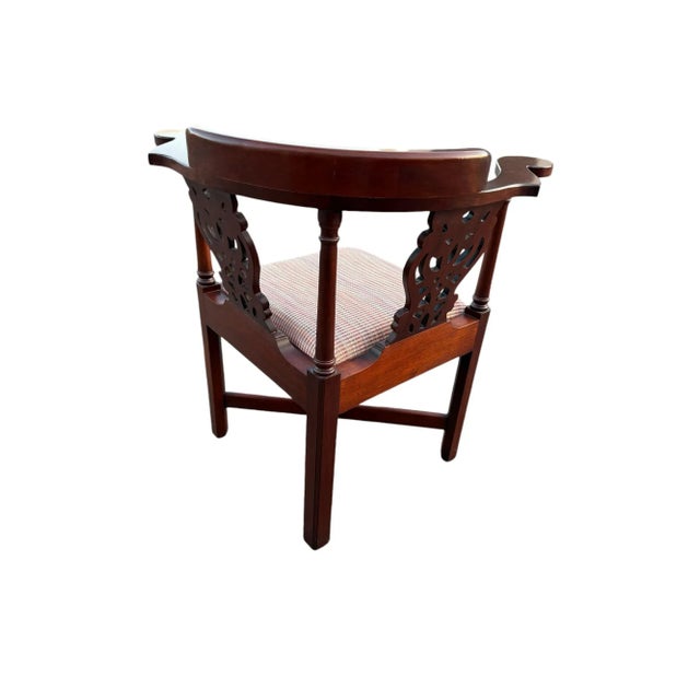 Mid 20th Century Chippendale Corner Chair For Sale - Image 4 of 6