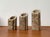 Vintage Postmodern Brutalist Candle Holders in Stone, 1980s, Set of 3 For Sale - Image 18 of 18