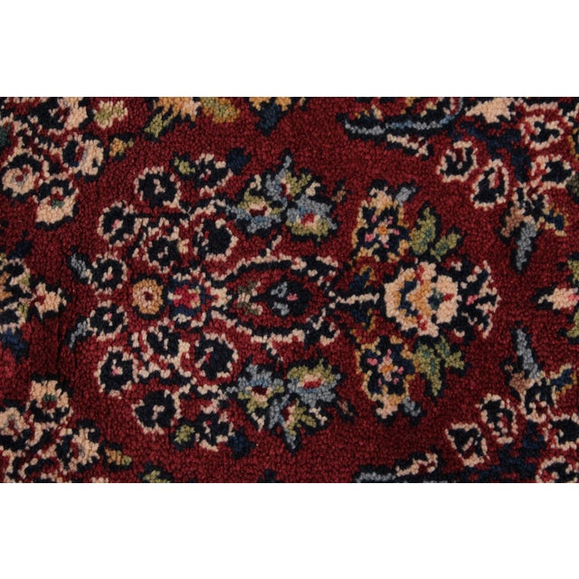 Textile Karastan Red Sarouk Approx: 2’6” X 4’3” Area Rug For Sale - Image 7 of 14