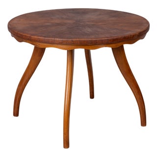 Vintage Italian Walnut Coffee Table,1940s For Sale