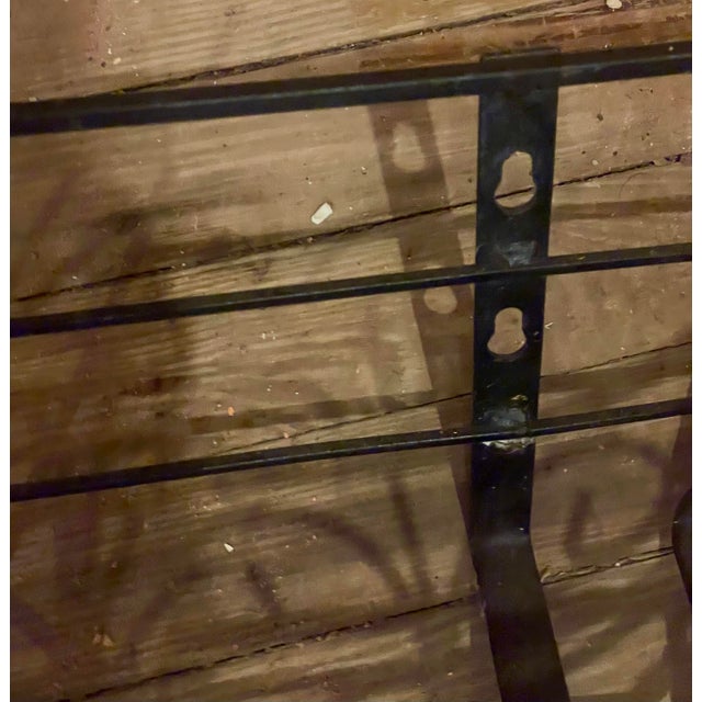 Black Mid-20th Century Wrought Iron Wall Planters, Pair of Decorative Boxes For Sale - Image 8 of 12