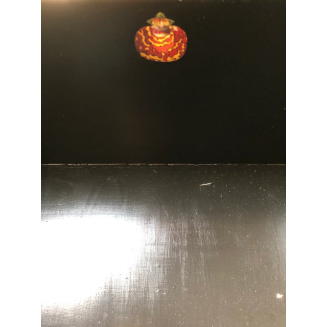 Green Large 19th Century Fawn and Flora Metal Document Box For Sale - Image 8 of 13