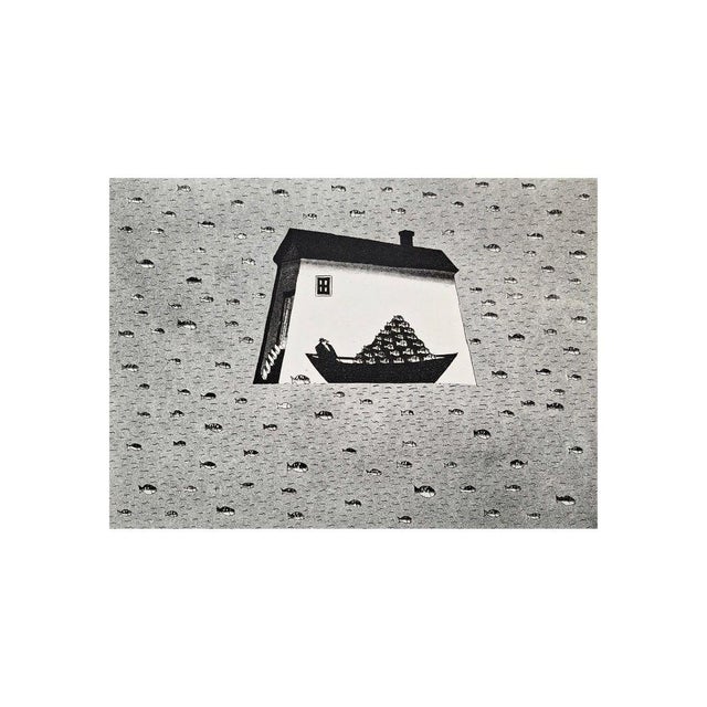 Paper Jerzy Dmitruk, Ocean of Peace of Mind (Mission), 2006, Etching For Sale - Image 7 of 7