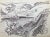1950s Henry Gasser Landscape Drawing For Sale - Image 4 of 4