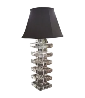 Substantial Lucite Table Lamp