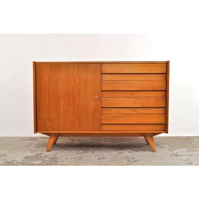 Mid-Century Modern Vintage U-458 Chest of Drawers by Jiri Jiroutek, 1960s For Sale - Image 3 of 13
