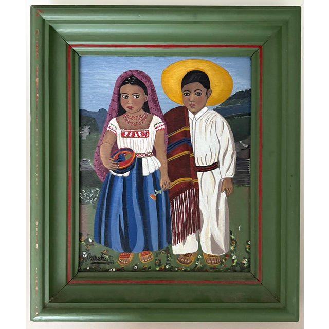 1970s Oil Painting - Latin American Portrait For Sale In New York - Image 6 of 13