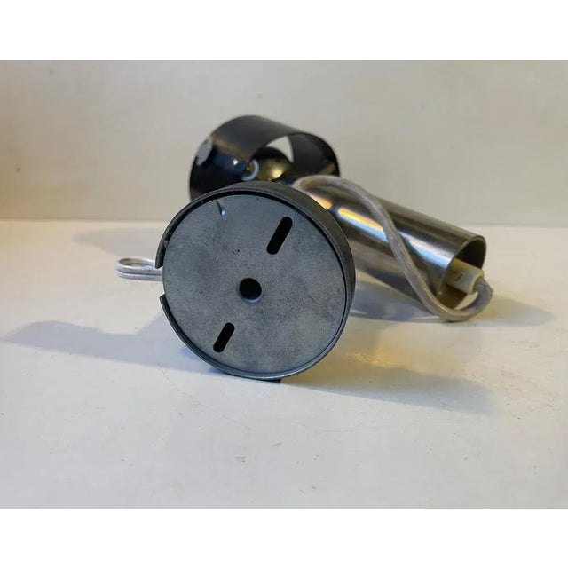Black Vintage Industrial Wall Lamp from Nordisk Solar, 1970s For Sale - Image 8 of 10