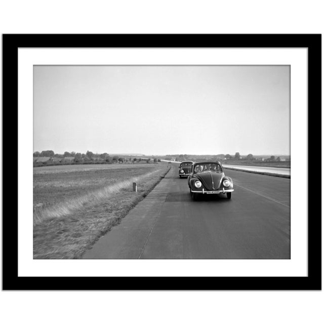 Two Volkswagen Beetles on the Highway, Germany, 1938 For Sale - Image 4 of 5