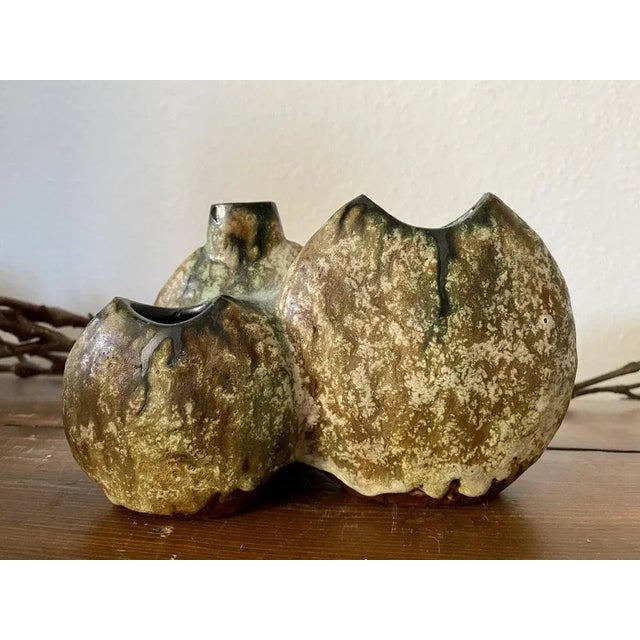 Sculptural Form 500 Pottery Vase by Helmut Schäffenacker, 1960s or 1970s For Sale - Image 4 of 14