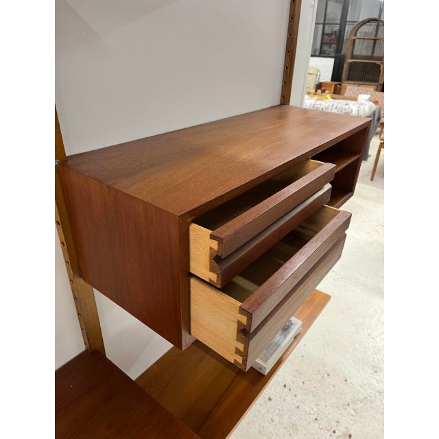 Vintage Danish 2-Bay Wall Unit by P. Cadovius, 1960s For Sale - Image 13 of 18