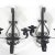 Spanish Revival Vintage Spanish Hammered Wrought Iron Candle Sconces- A Pair For Sale - Image 3 of 10