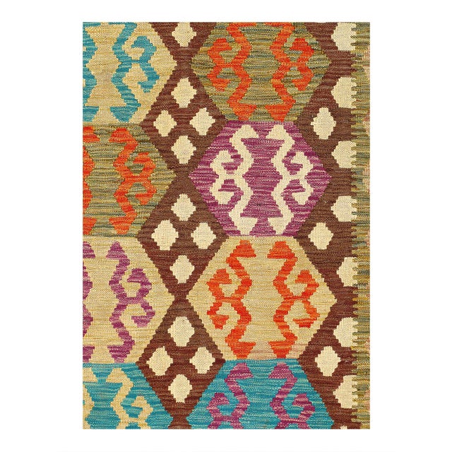 A kilim rug is a flat-woven rug. Kilim rugs are known for their intricate geometric patterns, vibrant colors, and durable...