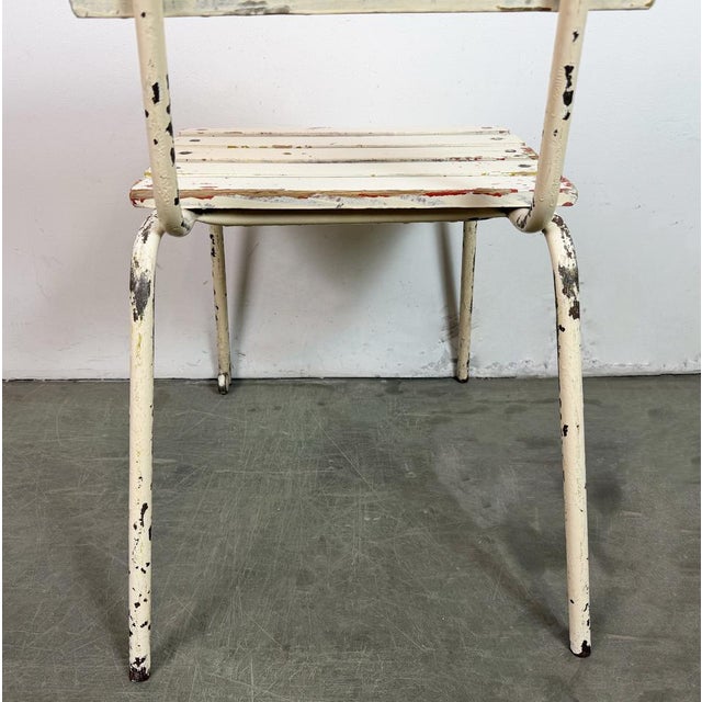 Vintage Industrial Beige Chair, 1960s For Sale - Image 14 of 18