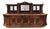 Victorian Carved Oak Front and Back Bar, 1980 For Sale