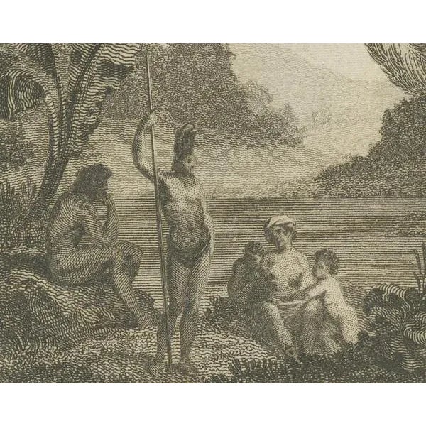 Hamilton & Co., Life in New Caledonia: A Moment from Cook's Voyages, 1784, Print For Sale - Image 4 of 6