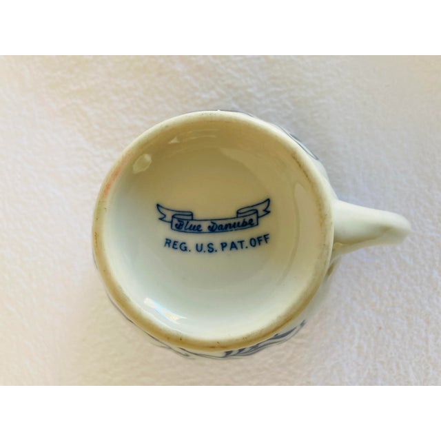 1990s Vintage 1990s Blue Danube Porcelain Tea Pot/Cream/Sugar, Japan - 3 Pieces For Sale - Image 5 of 6