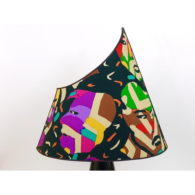 Italian Missoni Table Lamp by Massimo Valloto, 1980s For Sale - Image 4 of 18