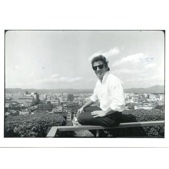 Portrait of Bruce Springsteen by Neal Preston - Vintage B/w Photo - 1985 1985 For Sale