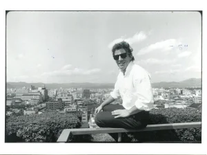 Portrait of Bruce Springsteen by Neal Preston - Vintage B/w Photo - 1985 1985