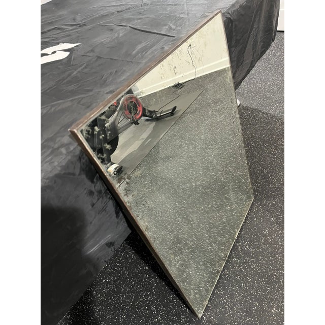 21st Century Wall Mirror With Patina Mercury -like glass adds detail and interest to this wall mirror. Use in a bathroom,...