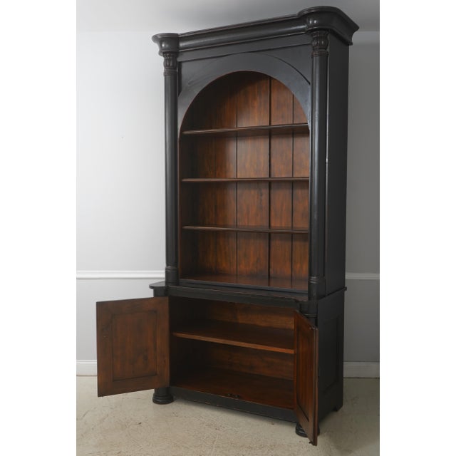 Traditional Heidi Steinberg Collection Monumental Arched Open Bookcase For Sale - Image 3 of 16