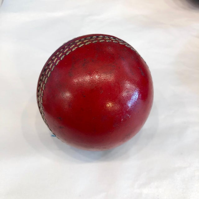 Vintage Leather Cricket Ball Chairish