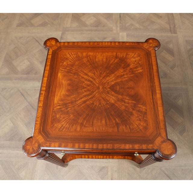 Traditional 1990s Pair of Theodore Alexander End Tables For Sale - Image 3 of 14