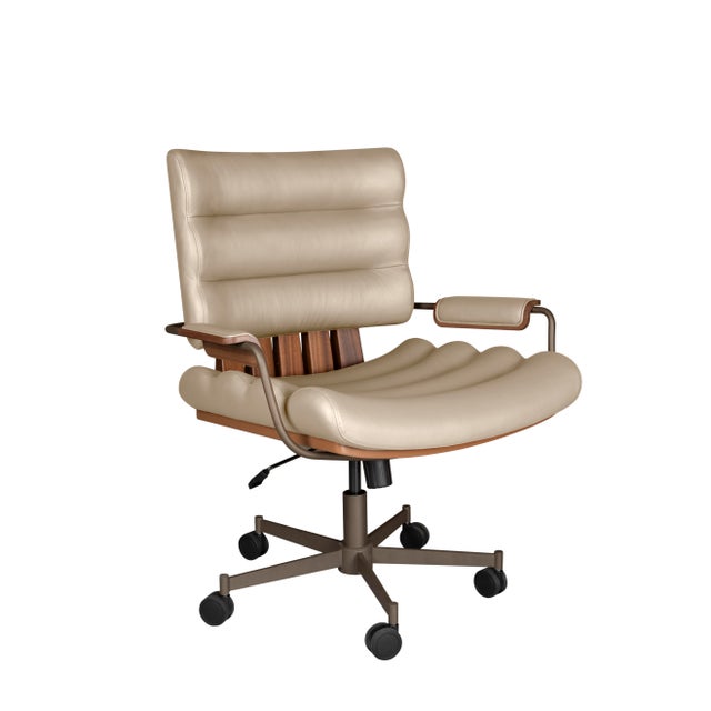 Thomas I Office Chair by Wood Tailors Club For Sale - Image 4 of 15