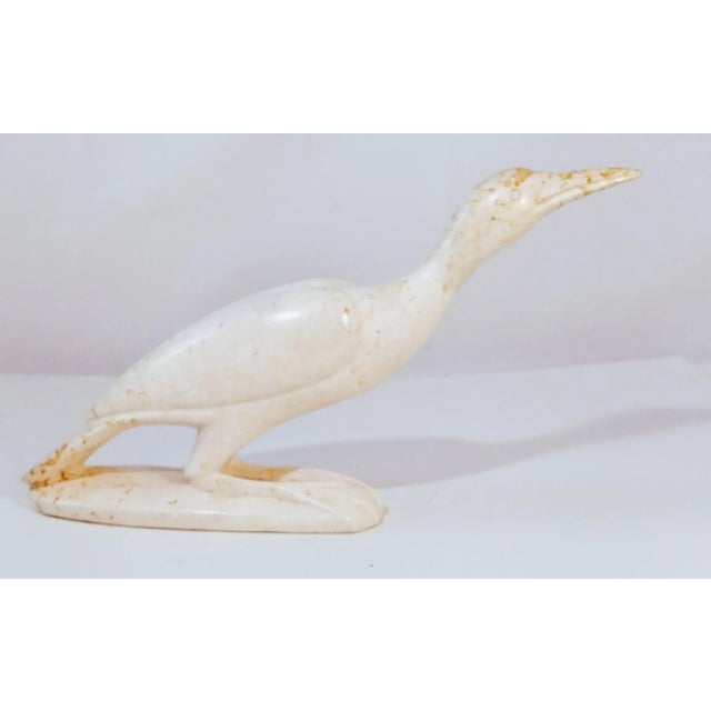 Mid-Century Modern Mid Century Faux Stone Carved Bird For Sale - Image 3 of 7