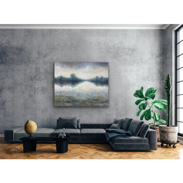 2020s Impressionistic Landscape Original Oil Painting For Sale - Image 5 of 12