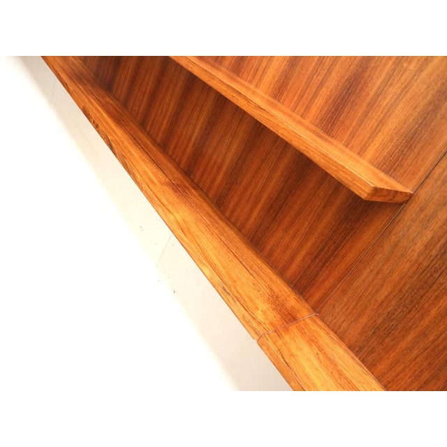 Brown Large Vintage Rosewood Wall System, 1960s For Sale - Image 8 of 15