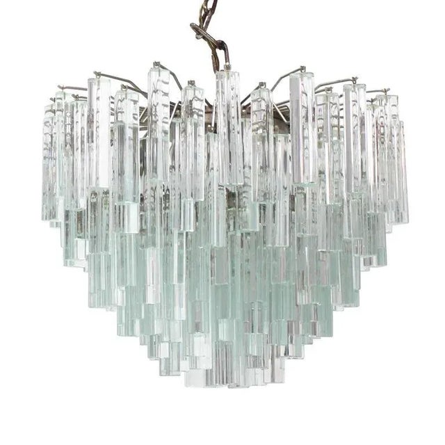 Transparent Mid-Century Modern Round Camer Chandelier For Sale - Image 8 of 9