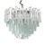 Transparent Mid-Century Modern Round Camer Chandelier For Sale - Image 8 of 9