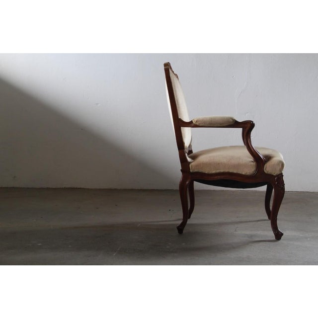 Brown Antique Danish Louis XV Lounge Chairs, 18th Century, Set of 2 For Sale - Image 8 of 18